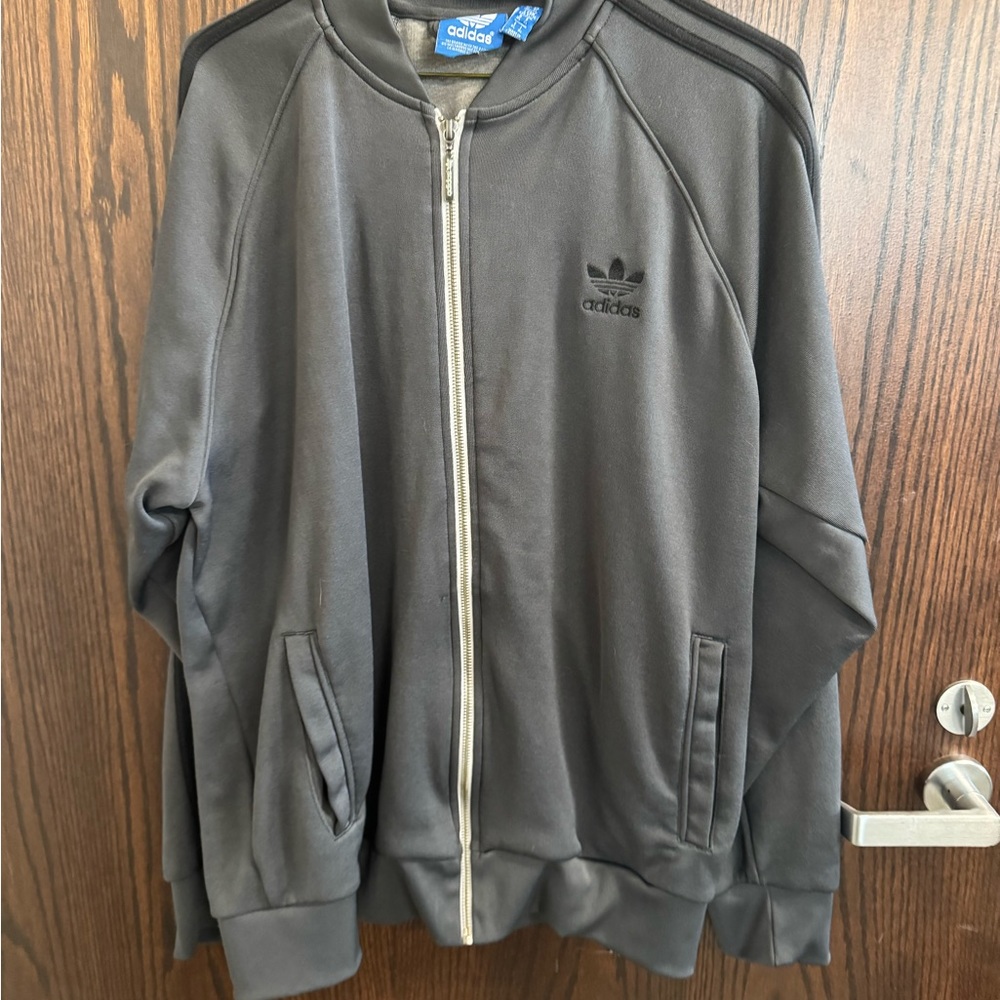 Adidas Charcoal Track Jacket